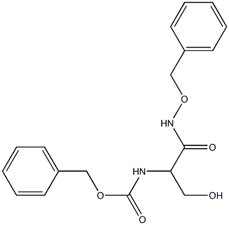 (R,S)-[1-[(Benzyloxy)carbamoyl]-2-hydroxyethyl]carbamic Acid Benzyl Ester Struktur