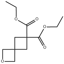 diethyl 2-oxaspiro[3.3]heptane-6,6-dicarboxylate Struktur