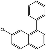 7-Chloro-1-phenylnaphthalene Struktur