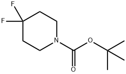 tert-butyl 4,4-difluoropiperidine-1-carboxylate Structure