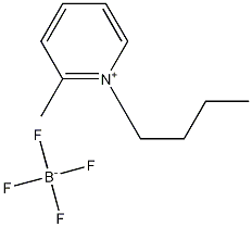 1-BUTYL-2-METHYLPYRIDINIUM TETRAFLUOROBORATE Struktur