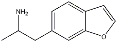 6-(2-aminopropyl)benzofuran Struktur