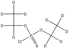 Diethyl-d10 Chlorothiophosphate Struktur