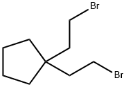 1,1-Bis(2-bromoethyl)cyclopentane Struktur