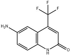 6-Amino-4-trifluoromethylquinolin-2(1H)-one Struktur