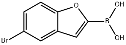 5-bromobenzofuran-2-ylboronic acid Struktur