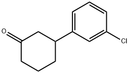 3-(3-chlorophenyl)cyclohexanone Struktur