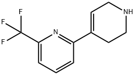 4-[6-(Trifluoromethyl)pyrid-2-yl]-1,2,3,6-tetrahydropyridine Struktur