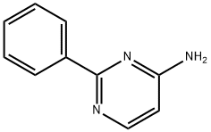 2-Phenyl-4-aminopyrimidine Struktur