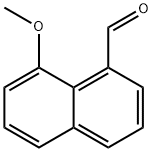 8-Methoxynaphthalene-1-carboxaldehyde Struktur