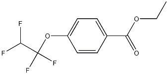 4-(1,1,2,2-四氟乙氧基)苯甲酸乙酯, 37178-69-1, 結(jié)構(gòu)式