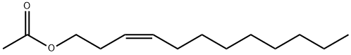 (E)-3-Dodecenyl acetate Struktur