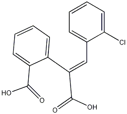 Benzeneacetic acid, 2-carboxy-alpha-((2-chlorophenyl)methylene)-, (E)-|