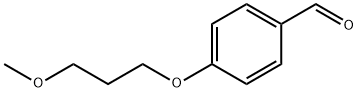 4-(3-methoxypropoxy)benzaldehyde Struktur