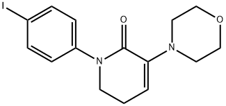 1-(4-碘苯基)-3-嗎啉基-5,6-二氫吡啶-2(1H)-酮, 473927-69-4, 結(jié)構(gòu)式