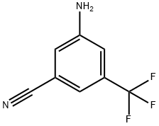 3-amino-5-(trifluoromethyl)benzonitrile Struktur