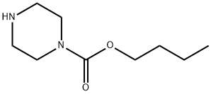 N-(n-butoxycarbonyl)piperazine Struktur