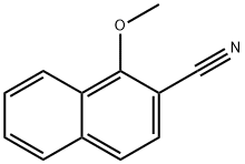 1-Methoxy-2-cyanonaphthalene Struktur