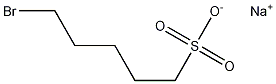 5-Bromo-1-pentanesulfonic Acid Sodium Salt Struktur