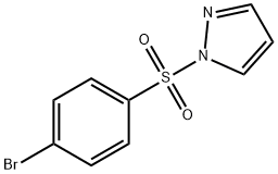 1-(4-Bromobenzene)sulfonylpyrazole Struktur