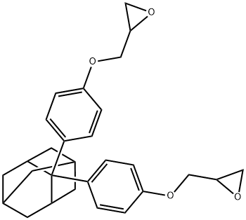 2,2-Bis(4-hydroxyphenyl)adamantane diglycidyl ether Structure