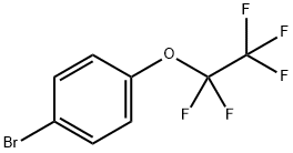 Benzene, 1-bromo-4-(pentafluoroethoxy)- Struktur