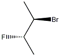 Butane, 2-bromo-3-fluoro-, (R*,S*)- Struktur