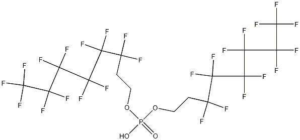 Bis[2-(perfluorohexyl)ethyl] Phosphate Struktur