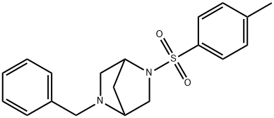 (1S,4S)-2-benzyl-5-tosyl-2,5-diazabicyclo[2.2.1]heptane Struktur