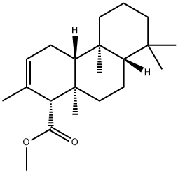 (1R,4aR,4bS,10aR)-Methyl 2,4b,8,8,10a-pentamethyl-1,4,4a,4b,5,6,7,8,8a,9,10,10a-dodecahydrophenanthrene-1-carboxylate Struktur