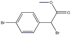 methyl 2-bromo-2-(4-bromophenyl)acetate Struktur