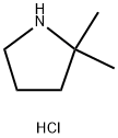 2,2-Dimethylpyrrolidine hydrochloride Struktur