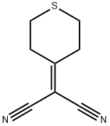 2-(2H-Thiopyran-4(3H,5H,6H)-ylidene)malononitrile Struktur