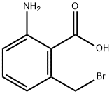 2-Amino-6-(bromomethyl)benzoic acid Struktur