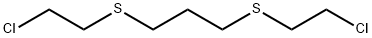 1,3-BIS(2-CHLOROETHYLTHIO)-N-PROPANE Struktur