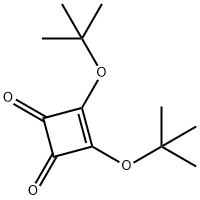 3,4-Di(tert-butoxy)-3-cyclobutene-1,2-dione Structure