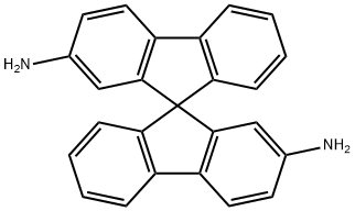 9,9'-Spirobi[9H-fluorene]-2,2'-diamine Struktur