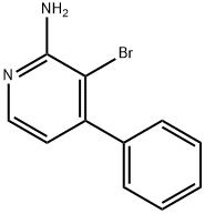 2-Amino-3-bromo-4-phenylpyridine Struktur