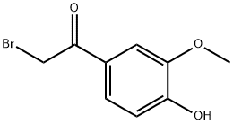 2-bromo-1-(4-hydroxy-3-methoxyphenyl)ethanone, 69638-06-8, 結(jié)構(gòu)式