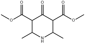 2,6-Dimethyl-4-oxo-piperidine-3,5-dicarboxylic acid dimethyl ester Struktur