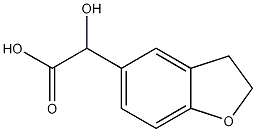 2,3-Dihydro-alpha-hydroxy-5-benzofuranacetic acid Structure