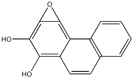 Anti-phenanthrene-1,2-diol-3,4-oxide Struktur