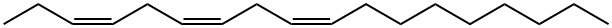 (Z,Z,Z)-3,6,9-Octadecatriene Struktur