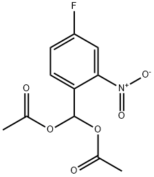 1-(4-Fluoro-2-nitrophenyl)methanediol 1,1-diacetate