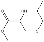 Methyl5-methylthiomorpholine-3-carboxylate Struktur