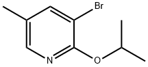 3-Bromo-2-isopropoxy-5-methylpyridine Struktur