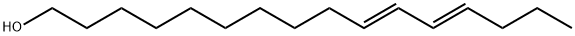 (E,E)-10,12-Hexadecadien-1-ol Struktur