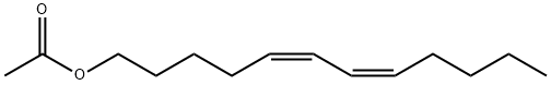 (Z,E)-5,7-Dodecadienyl acetate Struktur