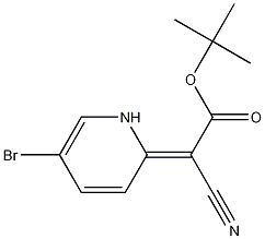 (Z)-tert-Butyl 2-(5-bromopyridin-2(1H)-ylidene)-2-cyanoacetate|2-(5-溴吡啶-2-基)-2-氰基乙酸叔丁酯