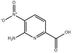 6-Amino-5-nitropyridine-2-carboxylic acid Struktur